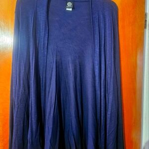 Bobeau Deep Blue Knit Cardigan
